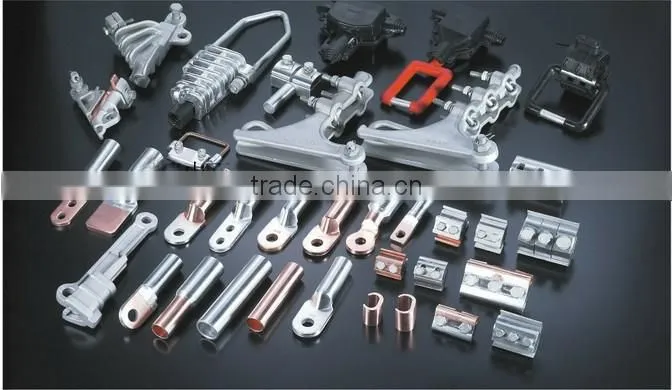 three Bolts Aluminium pg Clamp Parallel Groove / electrical Copper Cable Clamp/ Pole Line Hardware
