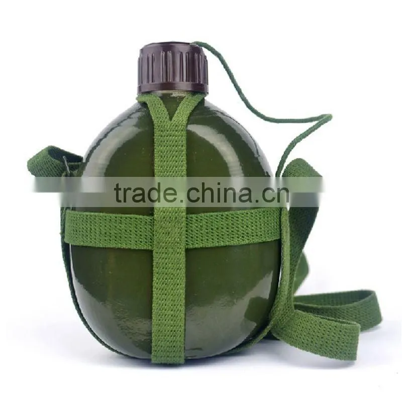 fashion stainless steel small mouth bottle military aluminum canteen