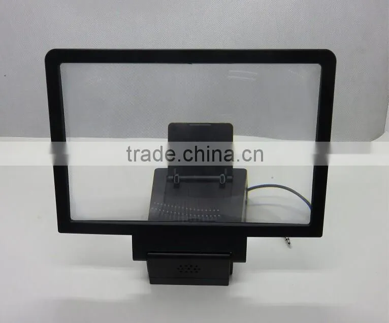 New product Large mobile phone 3D screen magnifier with 4000~6000mah power bank