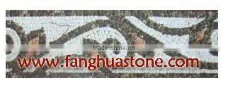 indoor natural stone green production marble border