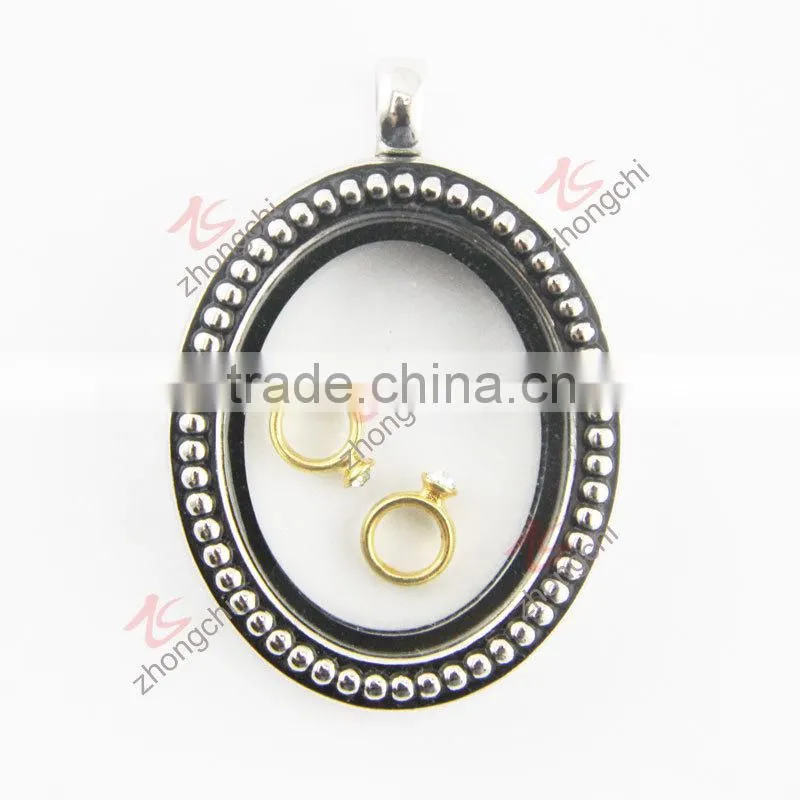 valentine's jewelry gold ring charms for floating lockets