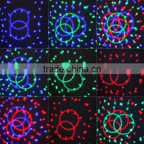 Fabulous Magic DMX512 DJ Laser LED Color Change RGB Stage Lights Crystal Ball Effect Light Party Pub