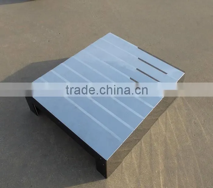 fully protective armoured stainless steel cover telescopic bellow cover