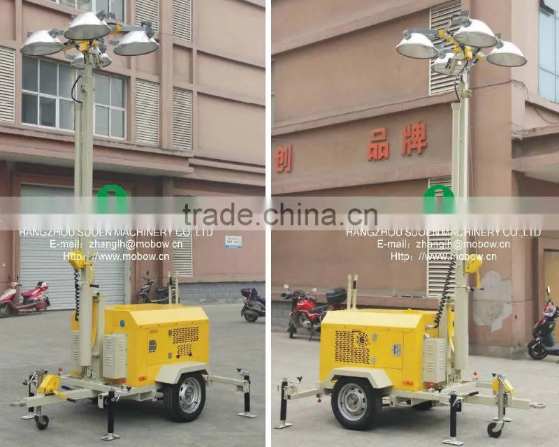 ballon light tower Solar panel light tower telescopic light tower LED rechargeable light tower