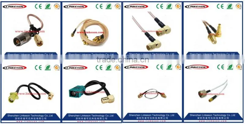 RP SMA to CRC9 RG174 pigtail cable for huawei 3G antenna