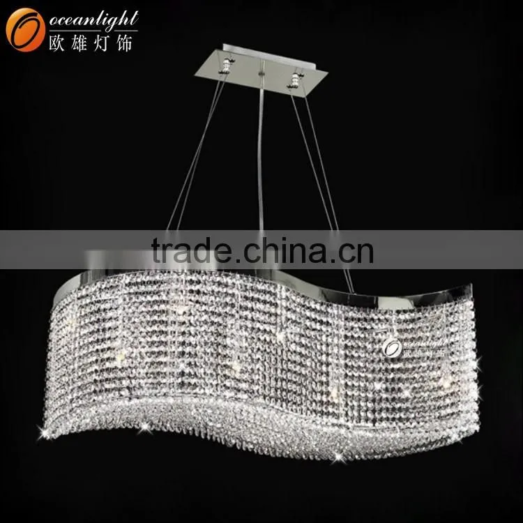Faberic Cloth Lampshade Living Room Pendant Light Dinning Chandelier Lustre OM66128-600W