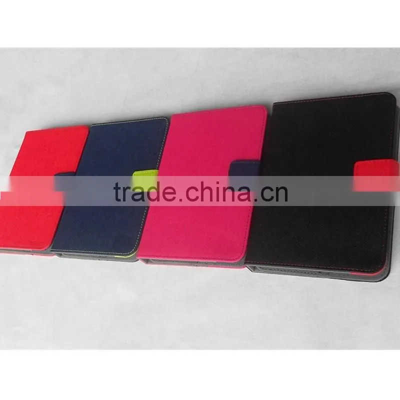 Universal cruciform leather tablet pc case cover for Asus memo pad me302kl for Lg g pad 7.0 v400 for Teclast x98 air 3g