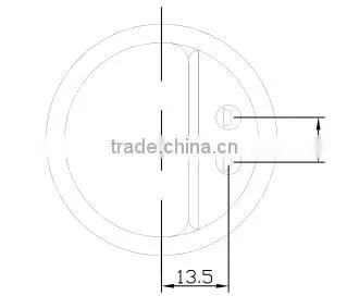 46.5mm high spl high sensitivity round rocking armature small siren