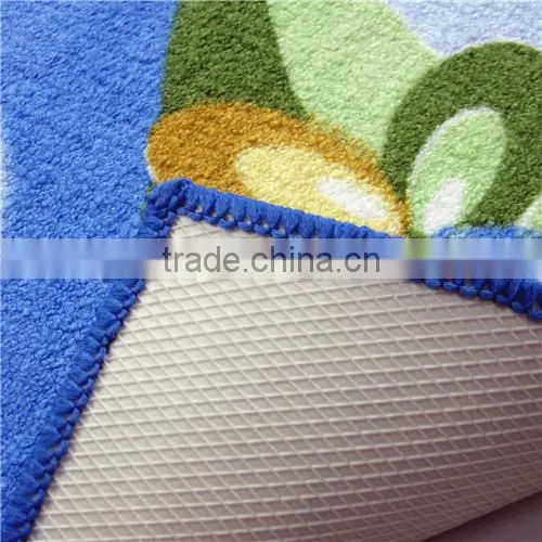 color printing shaggy rugs for living room rubber door mat