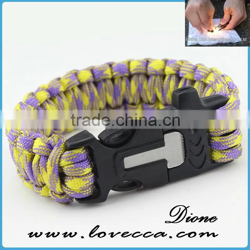 the newest high quality paracord bracelet wholesale paracord bracelet for girl weave style