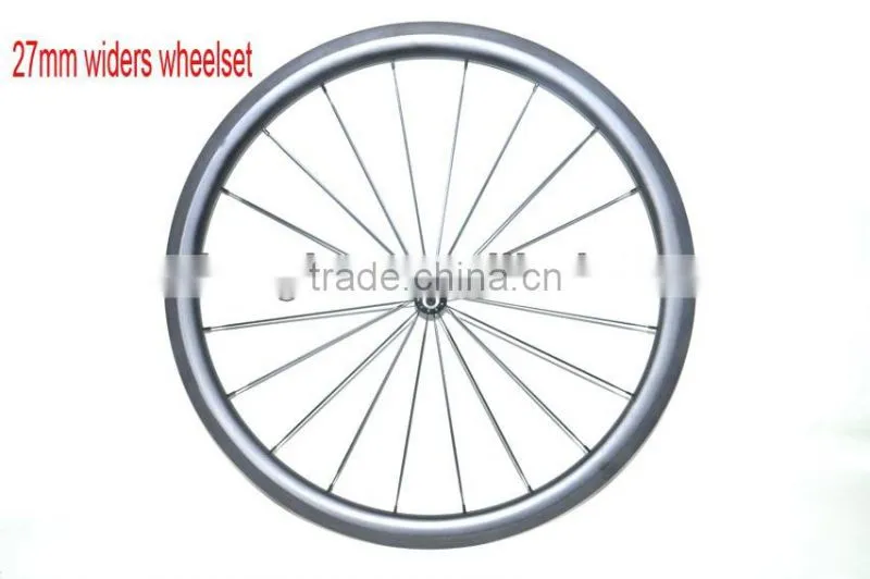 2014 40T NEW CARBON 27mm WIDER WHEELS