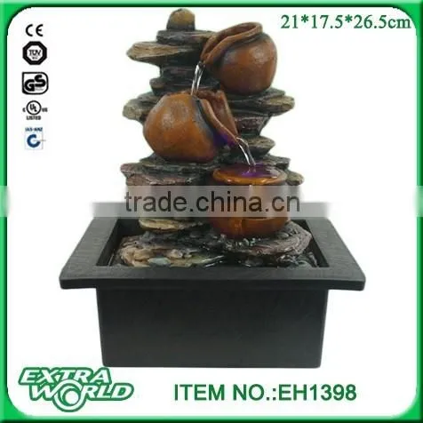 Soothing Rock Falls Tabletop Mini Wall Watefall Fountain