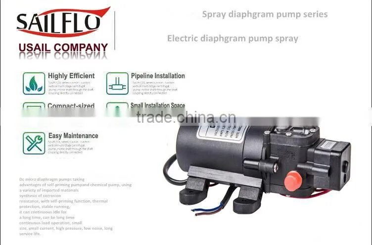 Sailflo 12V FLO-2202A 80PSI 4LPM mini electricdiaphragm water pump/ rubber diaphragm for pump