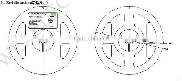 450~455nm plant smd led 5630pkg