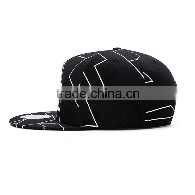 wholesale custom design your own logo 100% acrylic high quality snapback hat