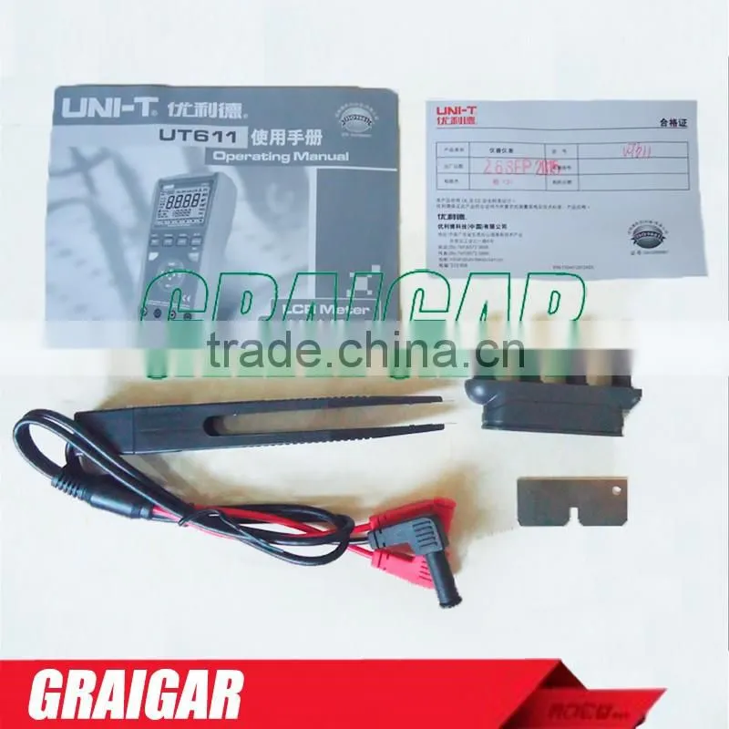 Portable Handheld LCR Meter 10KHz Inductance Capacitance Resistance UNI-T UT611