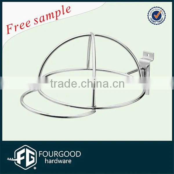 Shop metal chrome wire cap rack / hat rack