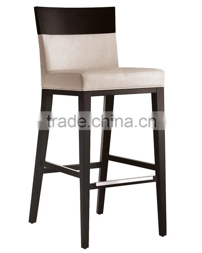China bar and restaurant furniture export wholesale wooden high bar stool chair