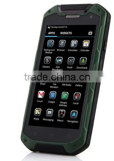 V12 RUGGED Smartphone IP68 MTK6589T 4.5 Inch HD IPS Screen Android 4.2 - Green