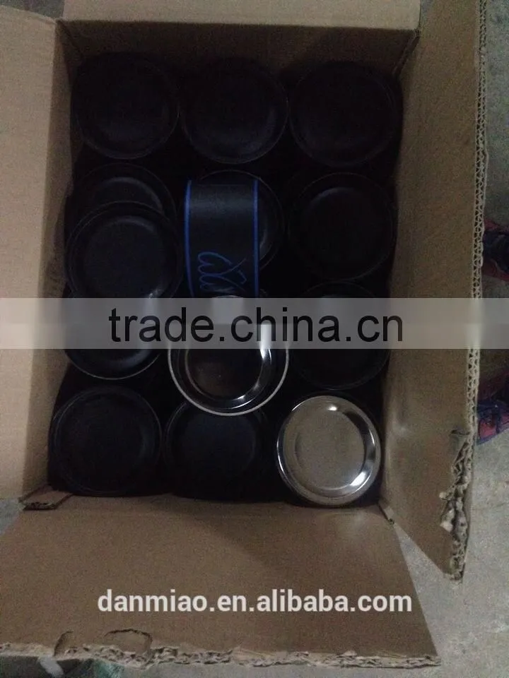Black paper cans with customized printed
