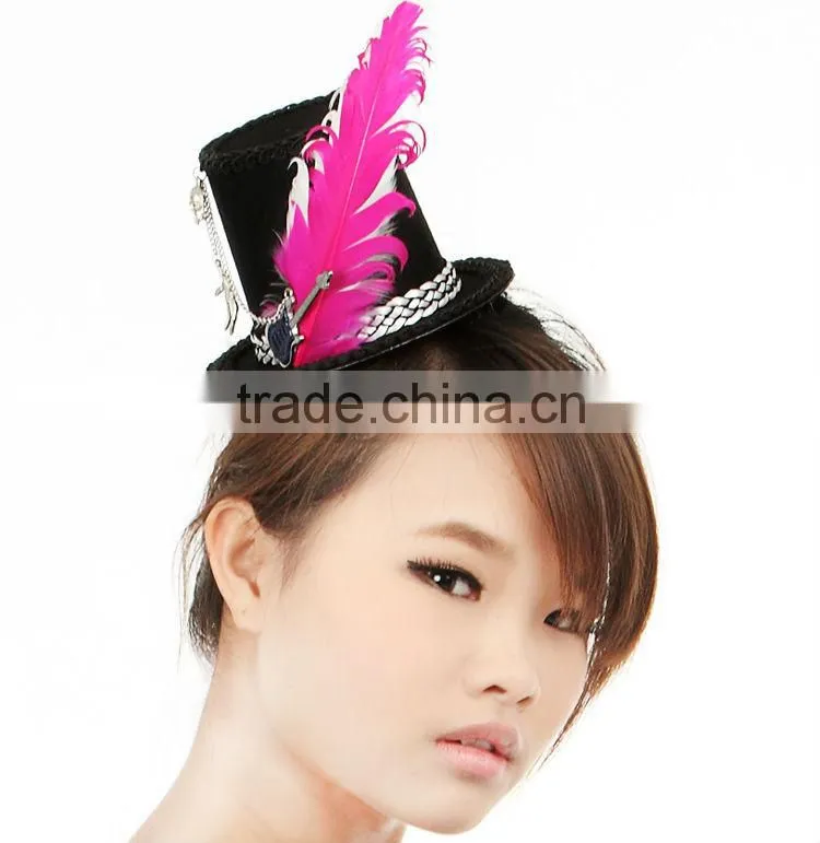 MYLOVE halloween costume feather hat wholesale MLGM054