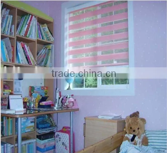 children safety zebra blinds dual layers zebra roller blinds for children's room