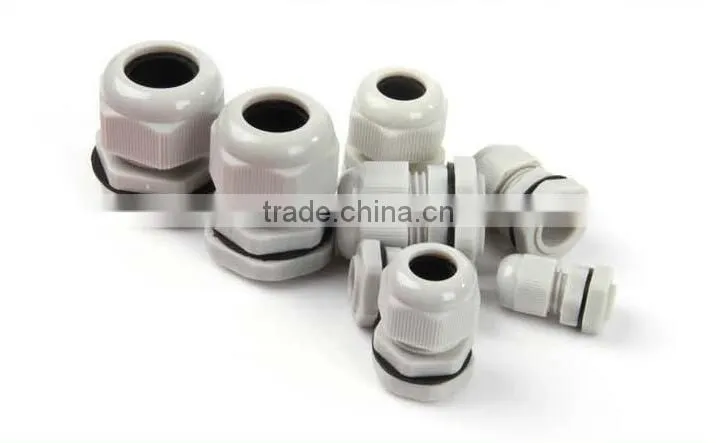 Waterproof PG Size Nylon Plastic PP Cable Gland For Wires Connector IP68 PG7/PG9/PG11/PG13.5/PG16/PG19-PG48