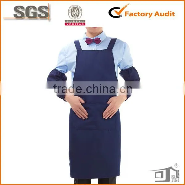 polycotton blank cafe uniform with front pocket wholesale