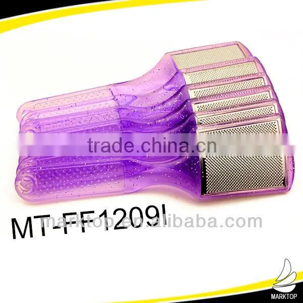Bright color design metal foot files
