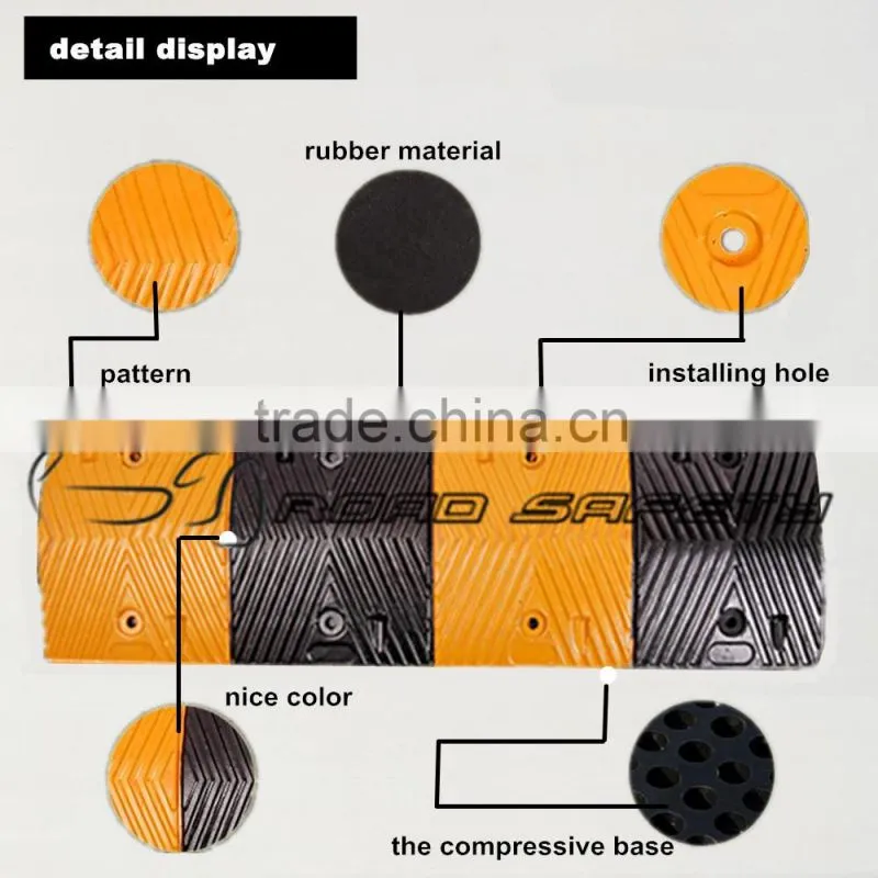 rubber cable protector, cable speed hump