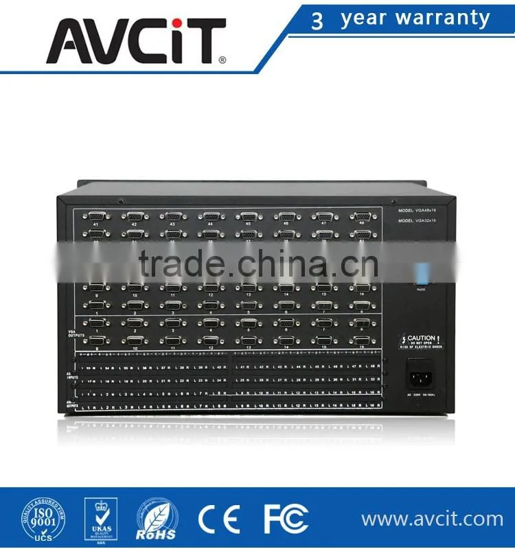 VGA48x4 matrix switcher,analog vga matrix switcher