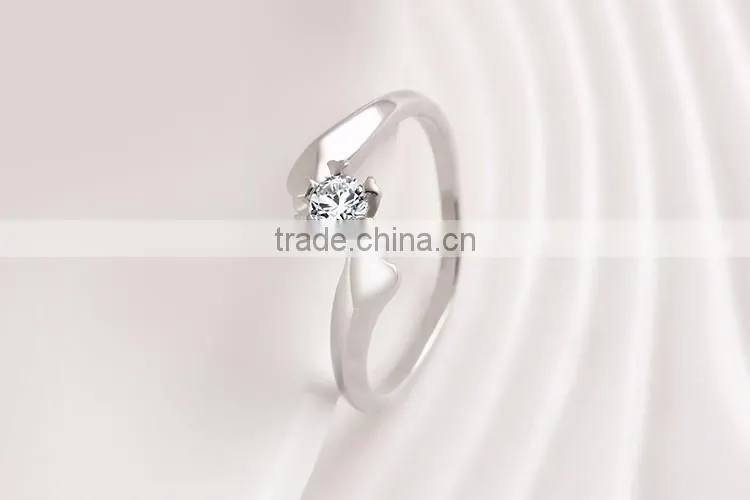 1 gram gold rings jewelry zircon wedding silver ring