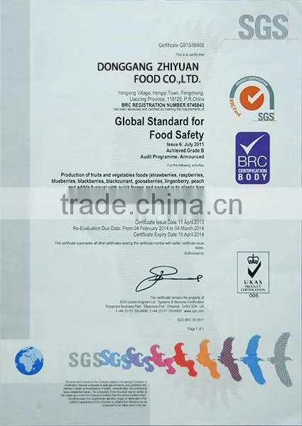 High quality best price new crop sweet frozen chedtnuts