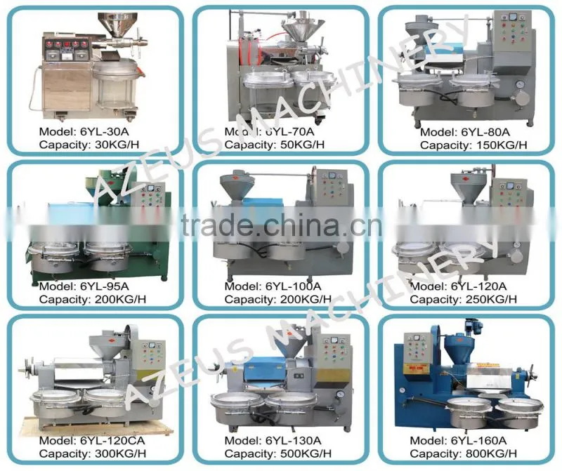 Hot sales 6YL-80A small automatic cold press oil press oil expeller