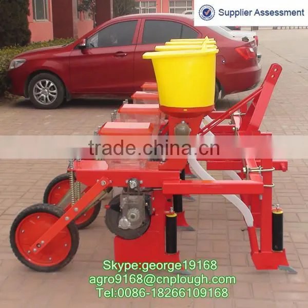 4 wheels tractor driven precision corn mechanical seeder cum fertiliser