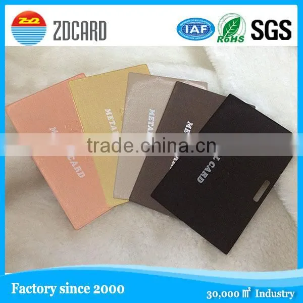 Rose Gold Plated Stainless Steel Cards
