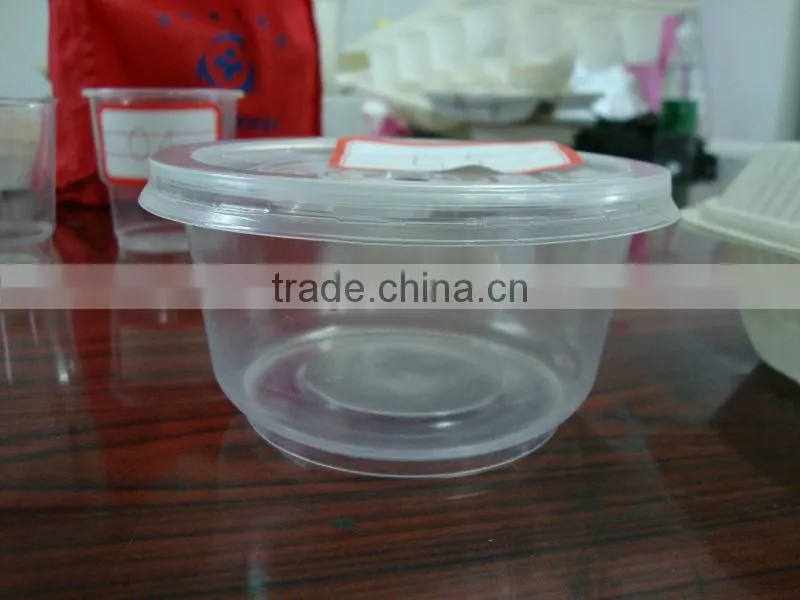 Instant plastic fast food container machine
