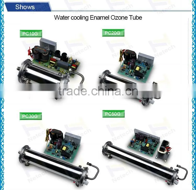 high frequency waste water purifier 30g enamel ozone parts