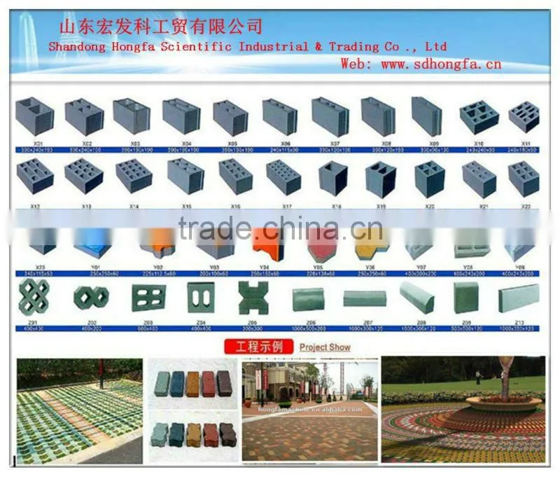 Low price QT8-15C full automatic and hydraulic porous block machine