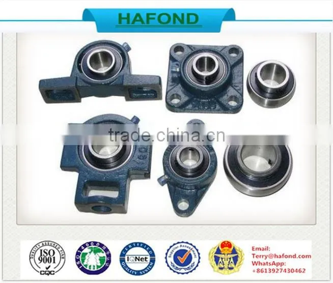 steel / Zinc Alloy housing pillow block ball bearing for standard and non standard