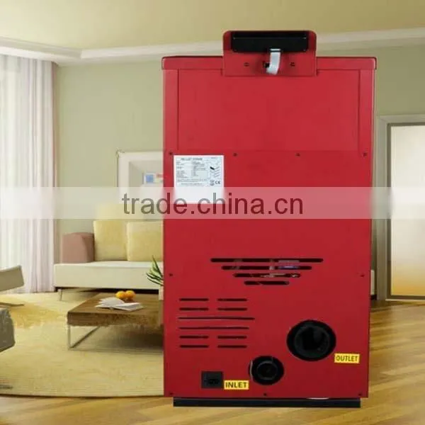 high efficient pellet stove parts/ 8kw wood pellet stove/ sawdust wood pellet burning stove