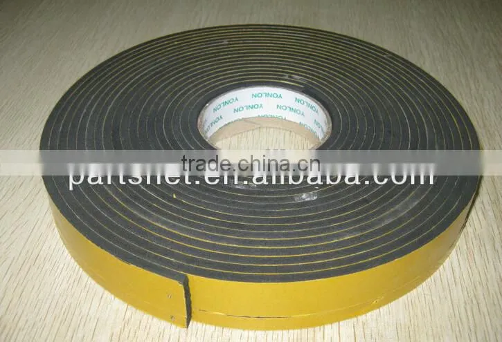 nitrile adhesive white NBR rubber insulation foam tape rolls
