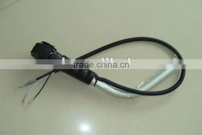 throttle lever assy on brush cutter-trimmer parts CG260 with film carburetor