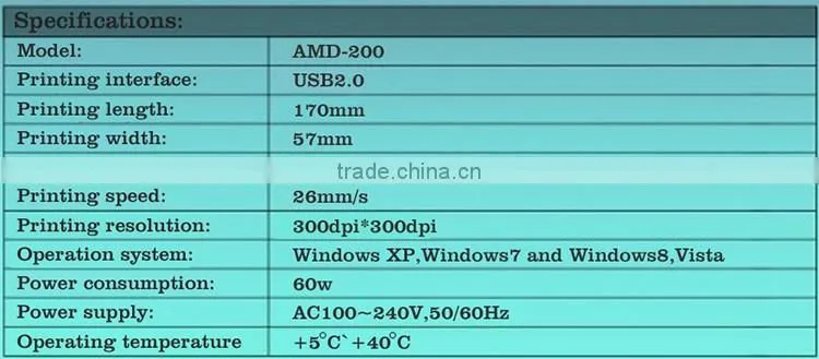 High precision mini automatic 57mmX170mm portable hot stamping machine
