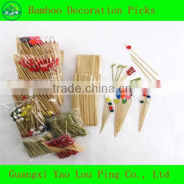 Customized Shape Bamboo Sticks
