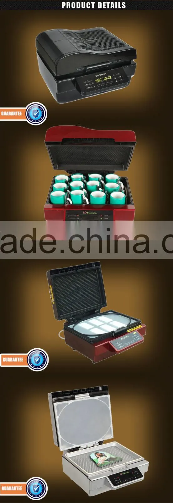 China All-in-one 3D Vaccum Heat Press Machine