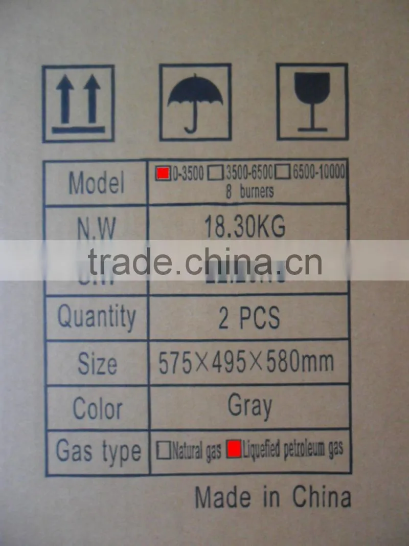 ETL 8 burners Liquefied petroleum Hydroponic CO2 generator