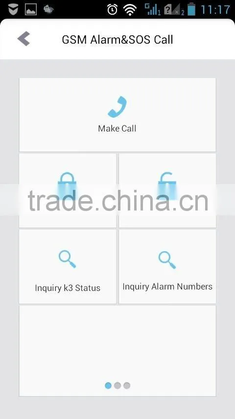 Auto Dialer wireless GSM SMS Alarm System with APP