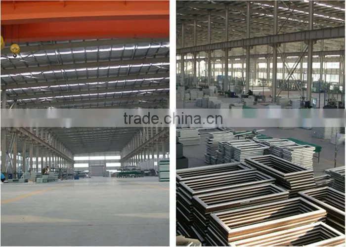 thermal break aluminum swing commercial double glass doors