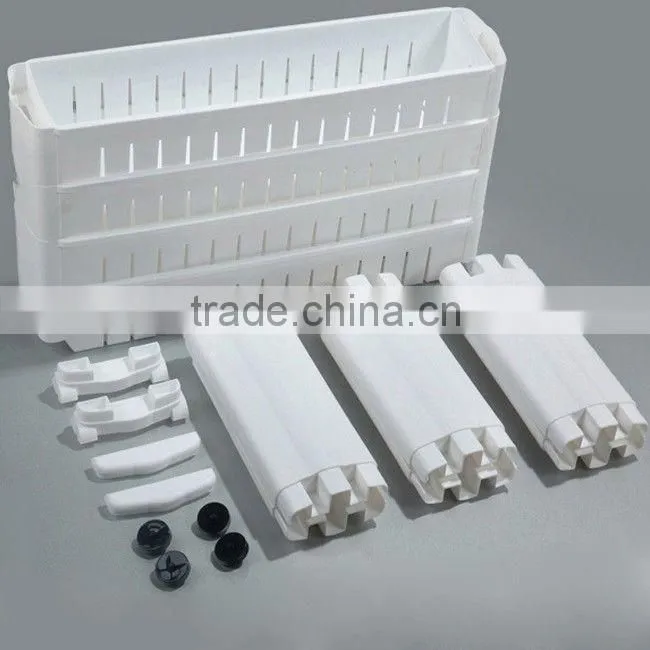 kitchen plastic save space storage trolley and storage organizer